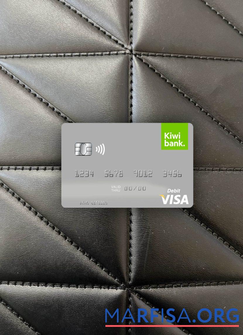 Printable New Zealand Kiwibank visa debit card photolook front sample